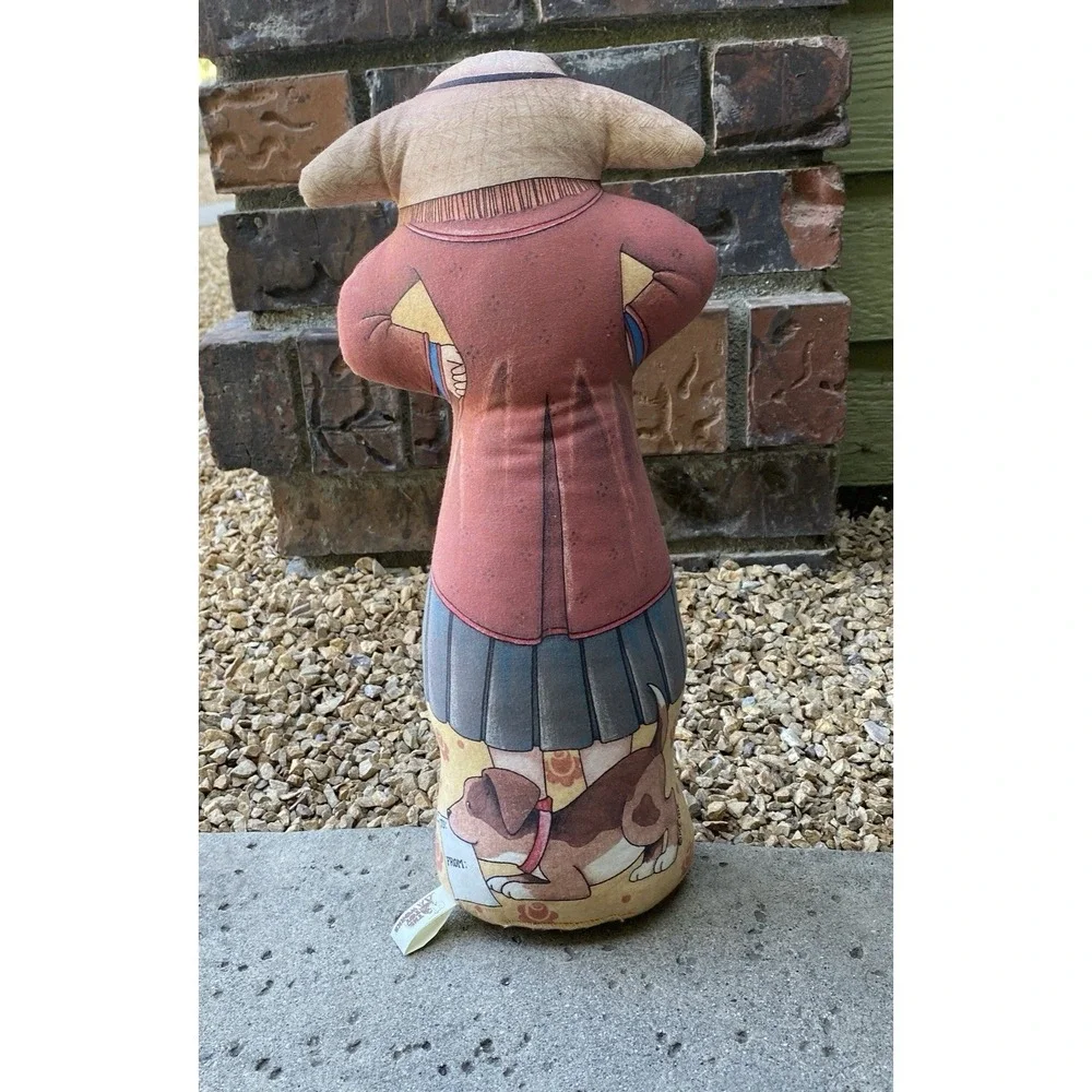 Vintage‎ Toyworks Mary EngelBreit Snap Out Of It Weighted Fabric Doorstop 13